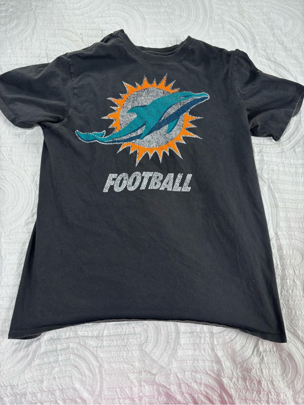 Nike Black Miami Dolphins Graphic Football Tee